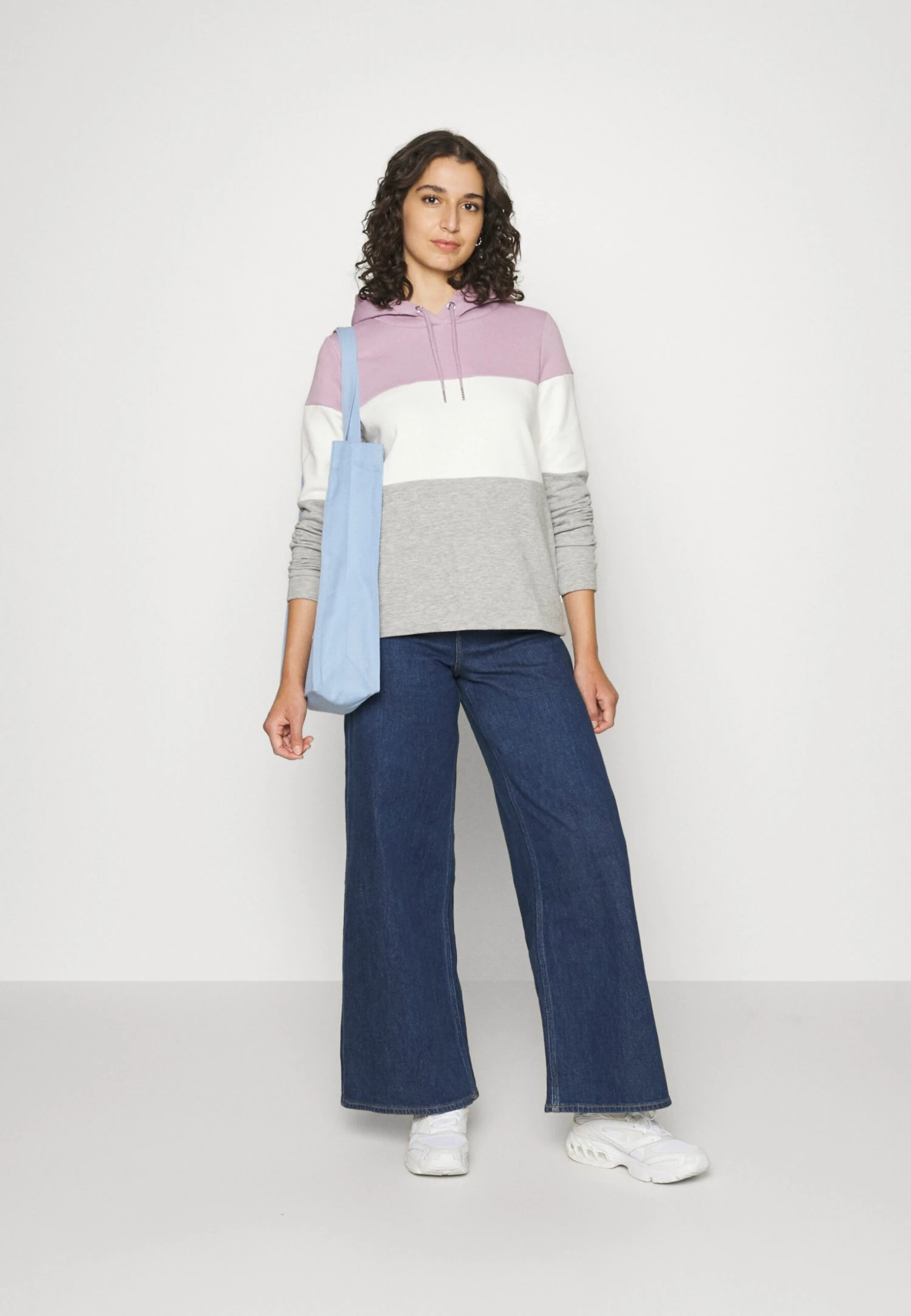 TOM TAILOR Denim Color Block Hoodie - Hoodie - Soft Mauve 2 TOM TAILOR Denim Color Block Hoodie - Hoodie - Soft Mauve - Afbeelding 2