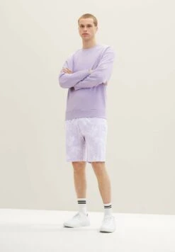 TOM TAILOR Denim Gemusterte Bermuda - Shorts - Lilac Leaf Lines Print 14 TOM TAILOR Denim Gemusterte Bermuda - Shorts - Lilac Leaf Lines Print -Tom Tailor ec1352dad68540e5991128c2cac66581
