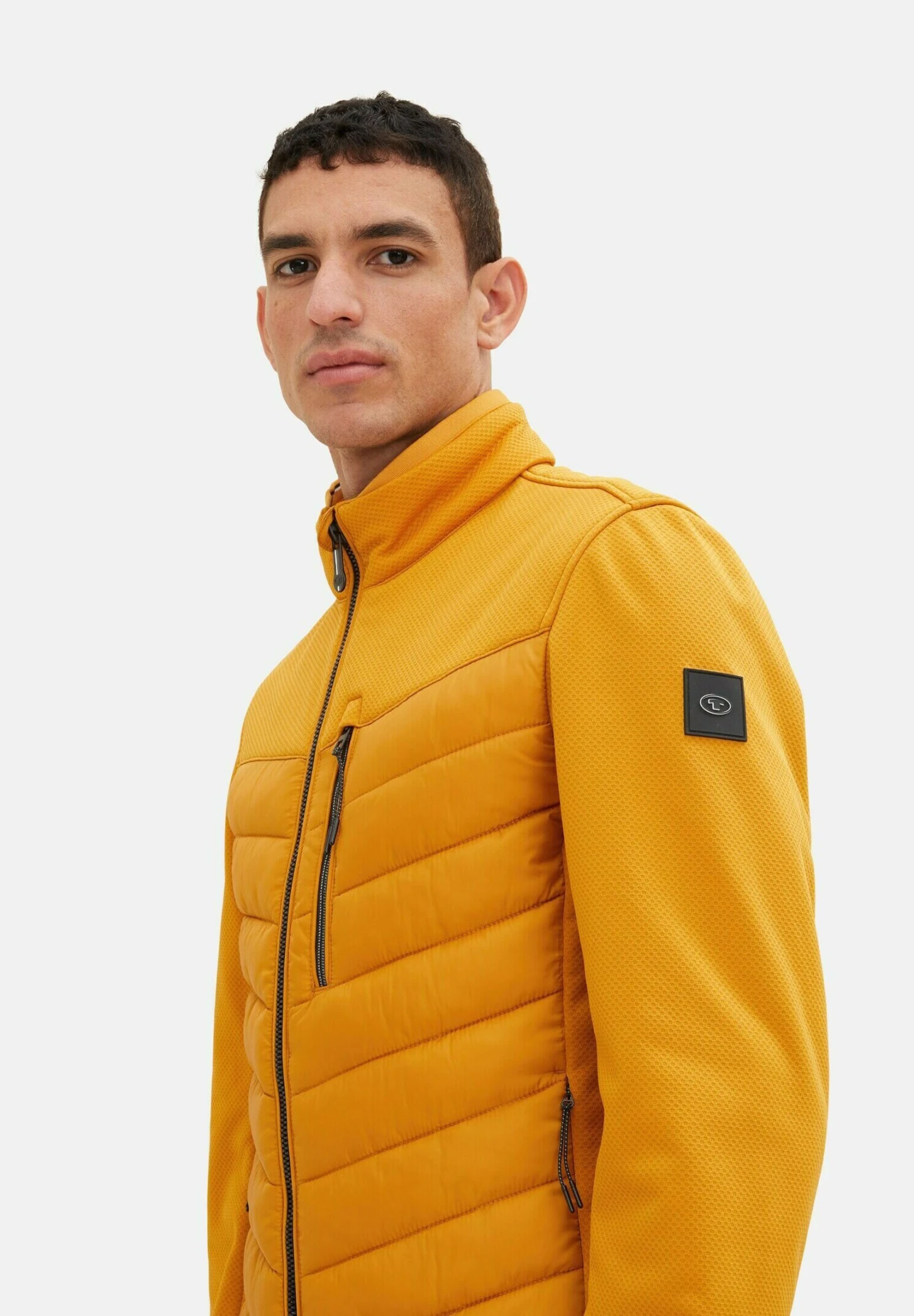 Tom Tailor Hybrid - Jas - Flame Brown 4 Tom Tailor Hybrid - Jas - Flame Brown - Afbeelding 4