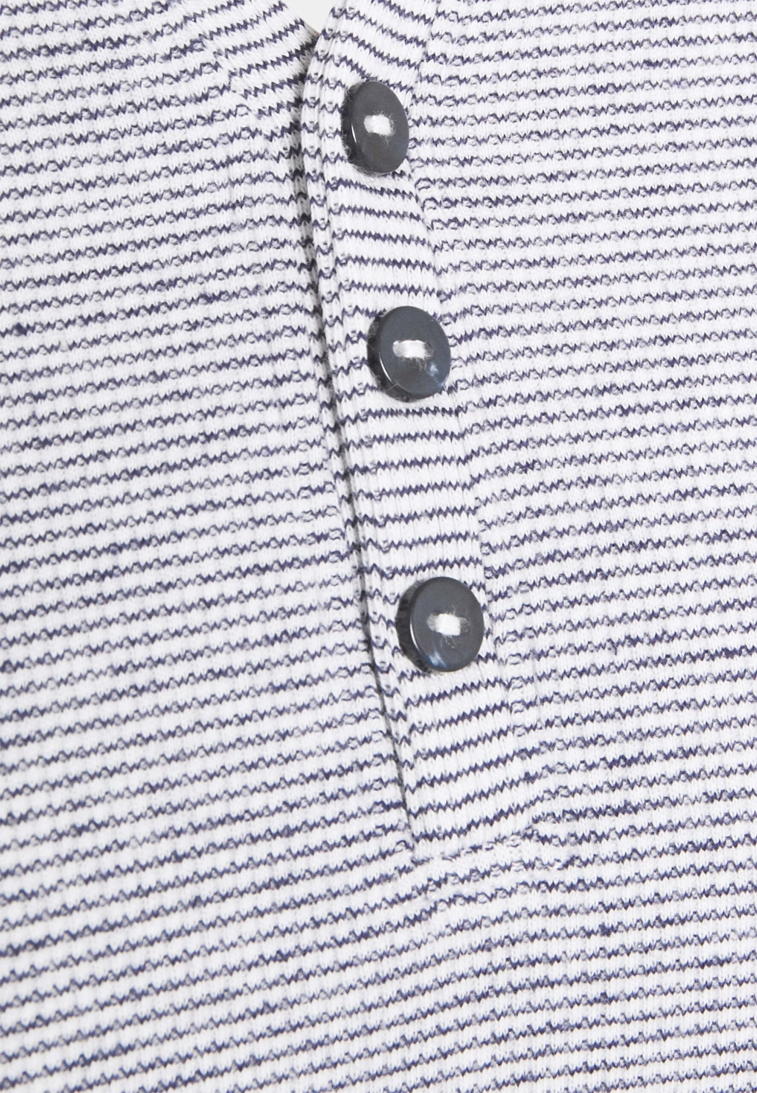 Tom Tailor Henley - Longsleeve - Offwhite Navy 3 Tom Tailor Henley - Longsleeve - Offwhite Navy - Afbeelding 3
