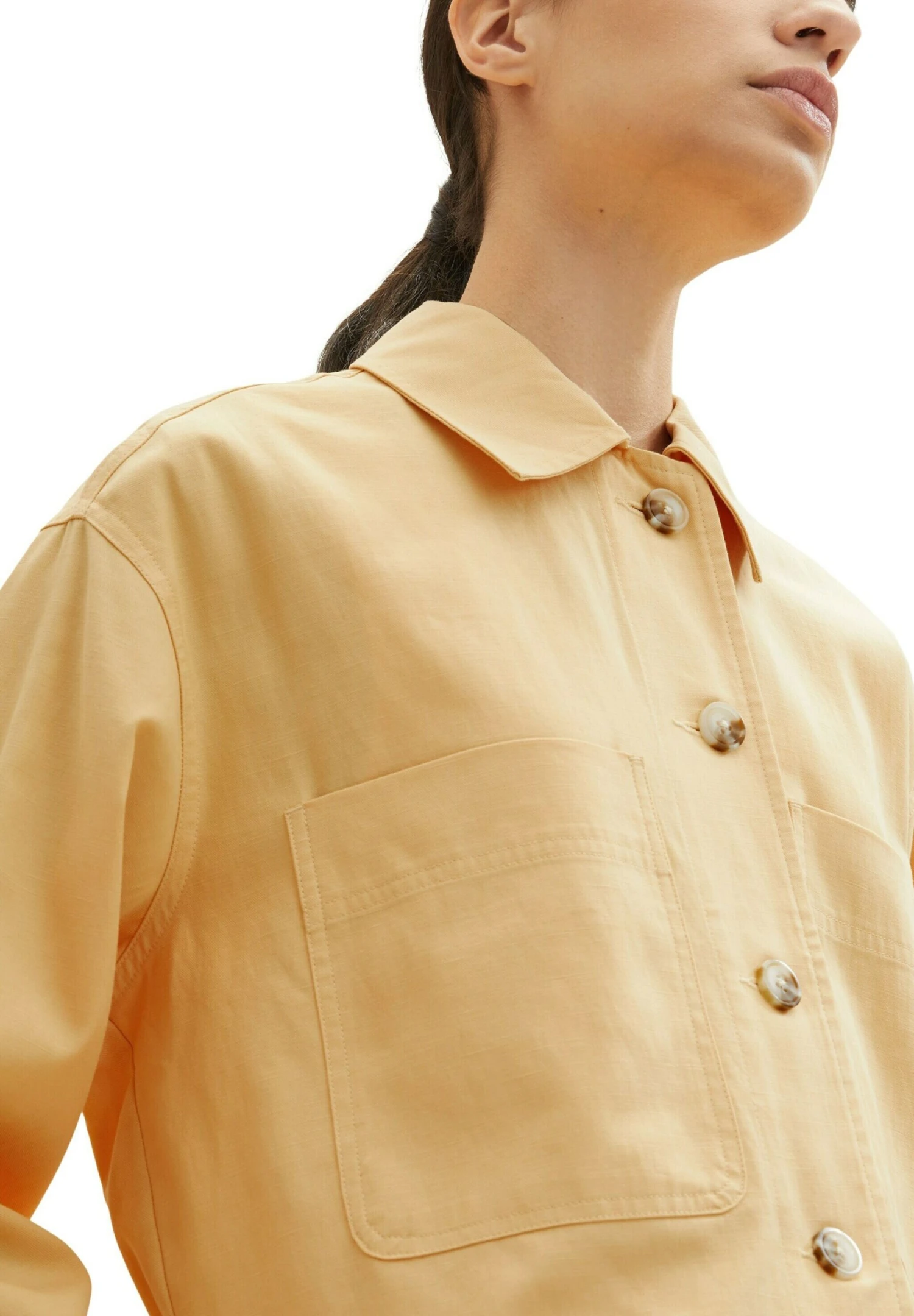 Tom Tailor Loose Fit- Overhemdblouse - Fawn Beige 5 Tom Tailor Loose Fit- Overhemdblouse - Fawn Beige - Afbeelding 5