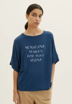 Tom Tailor Mit Text - T-Shirt Print - Midnight Sail