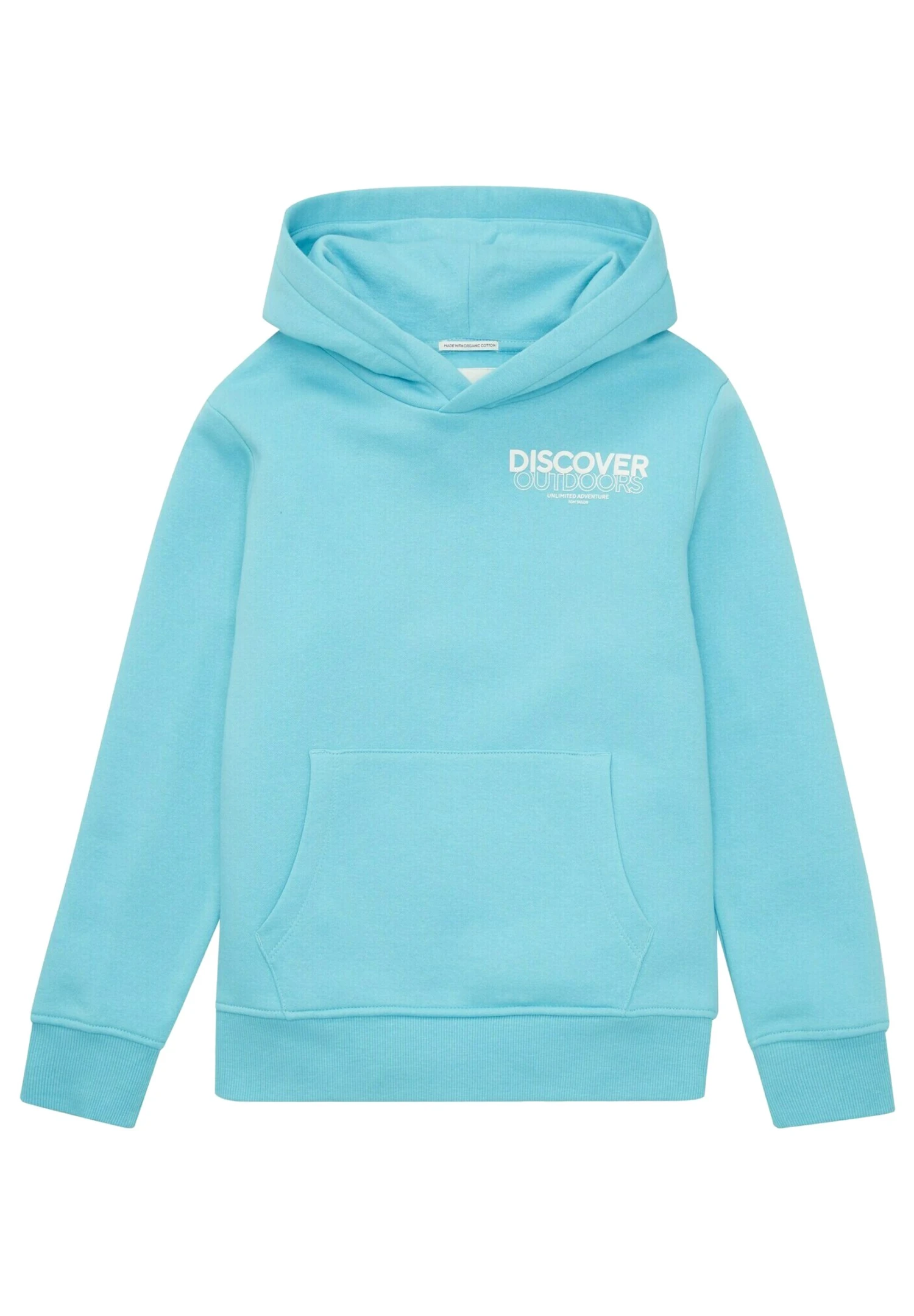 Tom Tailor Mit Fotoprint - Hoodie - Light Dusty Blue 1 Tom Tailor Mit Fotoprint - Hoodie - Light Dusty Blue