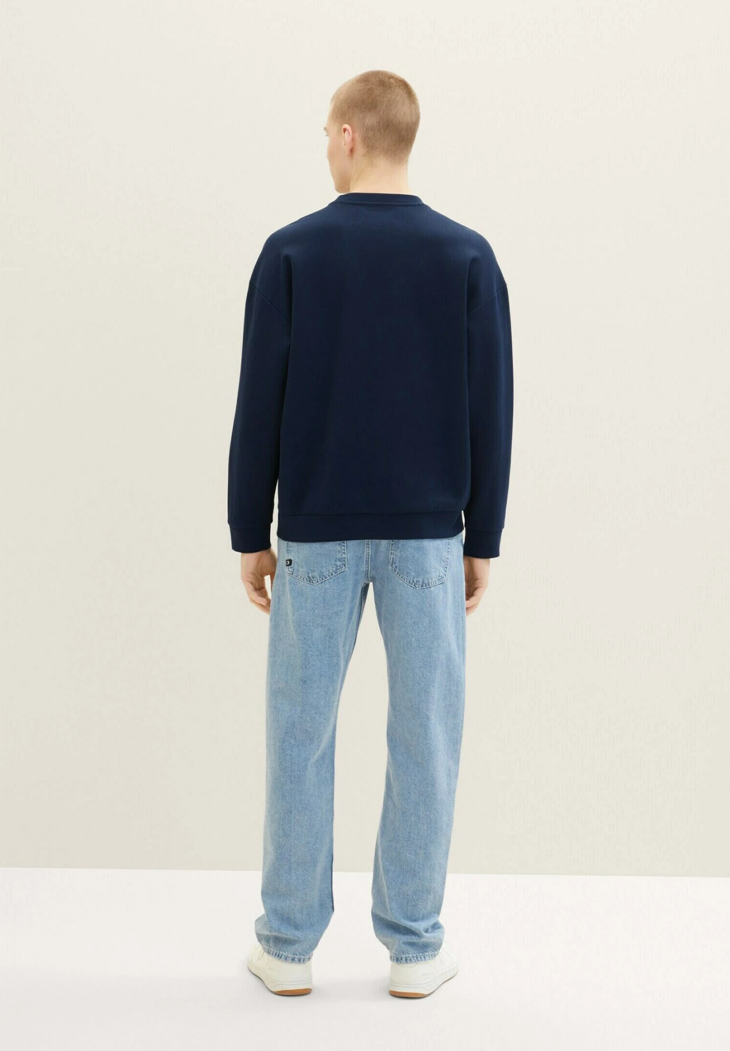 TOM TAILOR Denim Mit Print - Sweater - Sky Captain Blue 3 TOM TAILOR Denim Mit Print - Sweater - Sky Captain Blue - Afbeelding 3