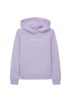 Tom Tailor Mit Logo- Hoodie - Light Orchid Purple