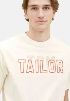 Tom Tailor Mit Print - T-Shirt Print - Vintage Beige 34 Tom Tailor Mit Print - T-Shirt Print - Vintage Beige -Tom Tailor ef273ac2b9f947339e60bcc03cdc35c5