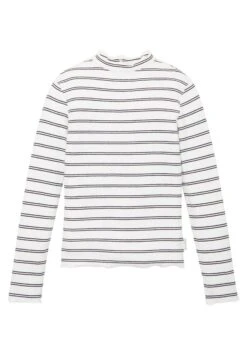 Tom Tailor Langarm - Longsleeve - White Navy Rose Stripe
