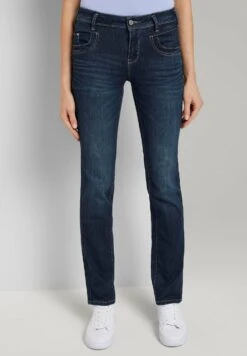 Tom Tailor Alexa- Slim Fit Jeans - Dark Stone Wash Denim