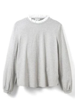 Tom Tailor Mit Rüschen Detail - Sweater - Concrete Grey Melange 15 Tom Tailor Mit Rüschen Detail - Sweater - Concrete Grey Melange -Tom Tailor ef7303826a814a8c904d8171883f8298