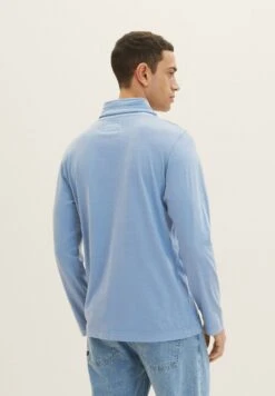 Tom Tailor Langarm Mit Stehkragen - Longsleeve - Greyish Mid Blue -Tom Tailor f0145c70599442ea8e7e5455584963cf