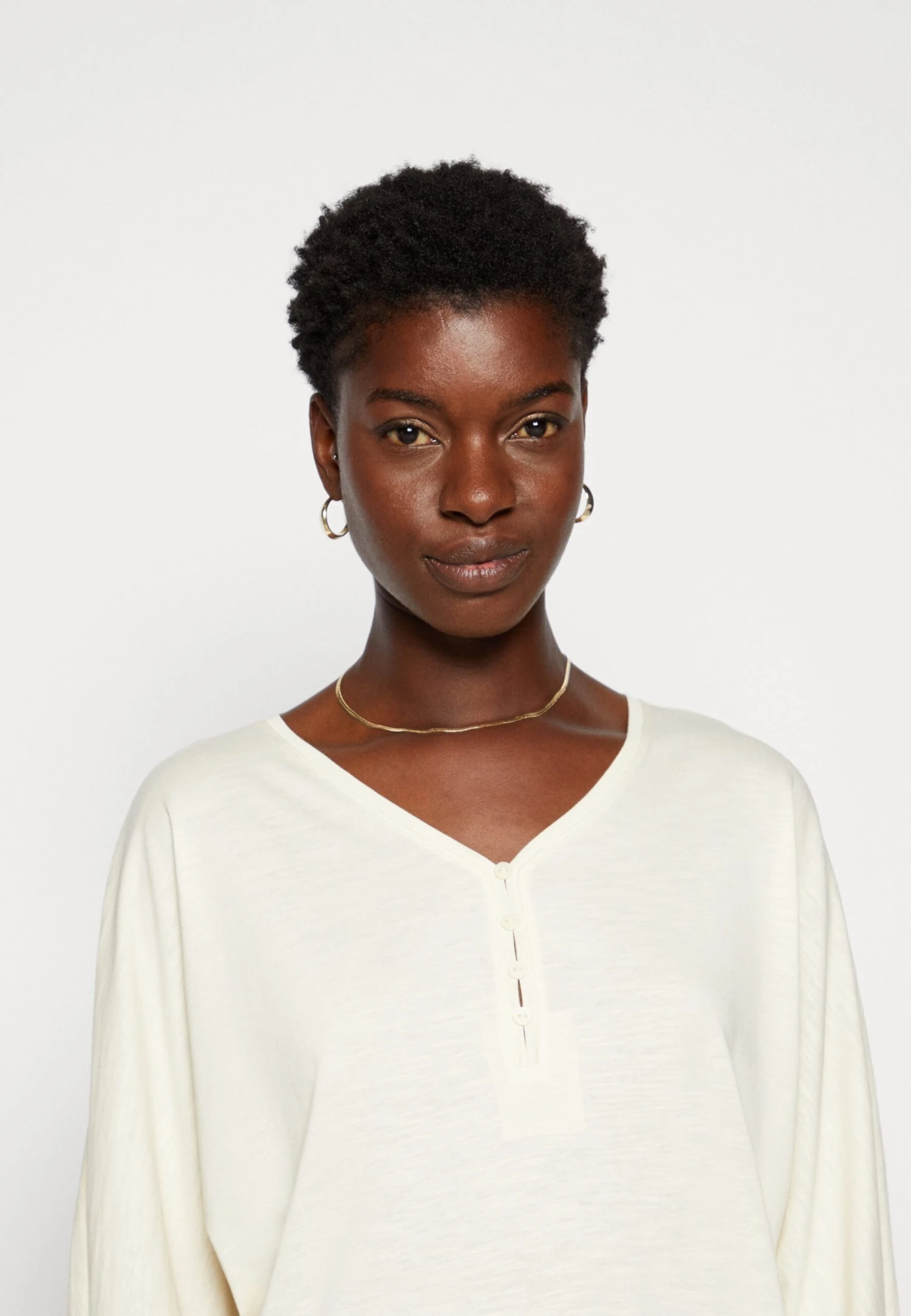 Tom Tailor Batwing- Longsleeve - Soft Buttercream 4 Tom Tailor Batwing- Longsleeve - Soft Buttercream - Afbeelding 4