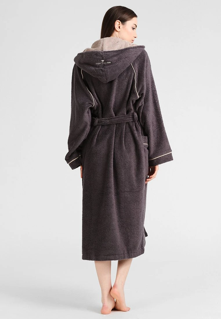 Tom Tailor Wellness - Badjas - Grau 4 Tom Tailor Wellness - Badjas - Grau - Afbeelding 4