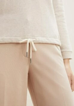 Tom Tailor Mit Kordelzug - Sweater - Cold Beige Melange -Tom Tailor f183a6b78da942868a5d2a58d5245bf4