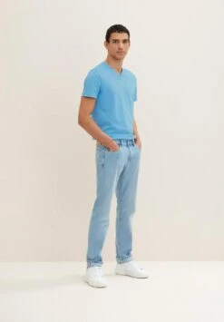 Tom Tailor Marvin - Straight Leg Jeans - Light Stone Wash Denim -Tom Tailor f194a3bcf97048a9bf8f858ff42b340c