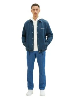 Tom Tailor Josh - Straight Leg Jeans - Clean Mid Stone/Blue Denim