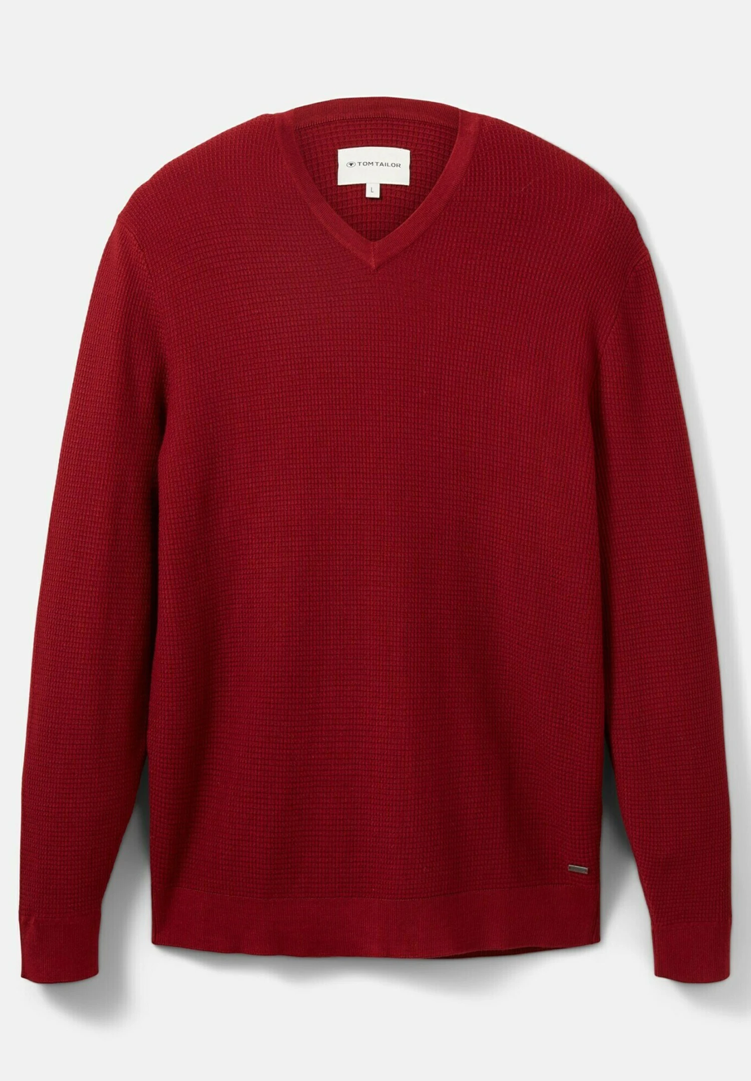 Tom Tailor Mit Struktur - Trui - Ivy Red 7 Tom Tailor Mit Struktur - Trui - Ivy Red - Afbeelding 7