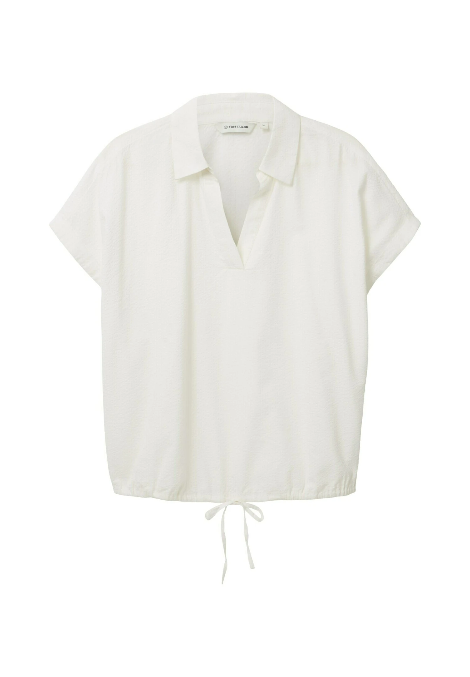 Tom Tailor Strukturierte - Blouse - Whisper White 6 Tom Tailor Strukturierte - Blouse - Whisper White - Afbeelding 6
