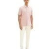 Tom Tailor Gemustertes Kurzarm - Overhemd - Morning Pink