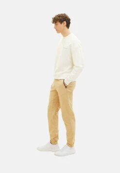 TOM TAILOR Denim Jogger - Trainingsbroek - Brown Rice -Tom Tailor f35db20351e643be933aac130e500acb