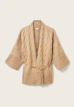 Tom Tailor Gebundener - Vest - Soft Light Camel Melange -Tom Tailor f36aa197b707474cac1ceb6150ea8985