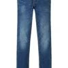 Tom Tailor Straight Leg Jeans - Used Mid Stone Blue Denim