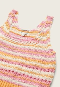 Tom Tailor Cropped- Top - Multicolor Knit Stripe -Tom Tailor f431bfe8c85046a7a134a678dfbcdedd