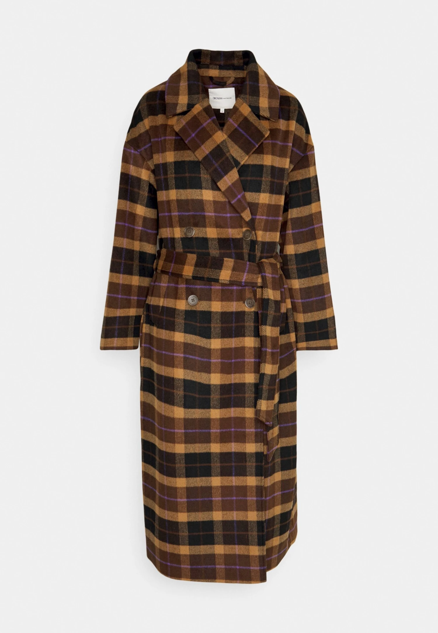 TOM TAILOR Denim Loose Belted Coat - Mantel - Brown 6 TOM TAILOR Denim Loose Belted Coat - Mantel - Brown - Afbeelding 6