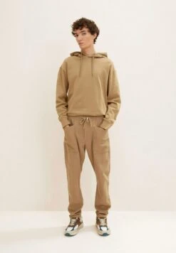 TOM TAILOR Denim Mit Aufgesetzten Tasc - Trainingsbroek - Splashed Clay Beige -Tom Tailor f5700907422a4ccc9822c62289bbd1e3