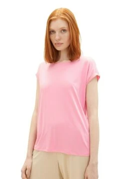 TOM TAILOR Denim Fluent- T-Shirt Basic - Fresh Pink 19 TOM TAILOR Denim Fluent- T-Shirt Basic - Fresh Pink -Tom Tailor f5ed77353376472eb2b56c5f209c564a