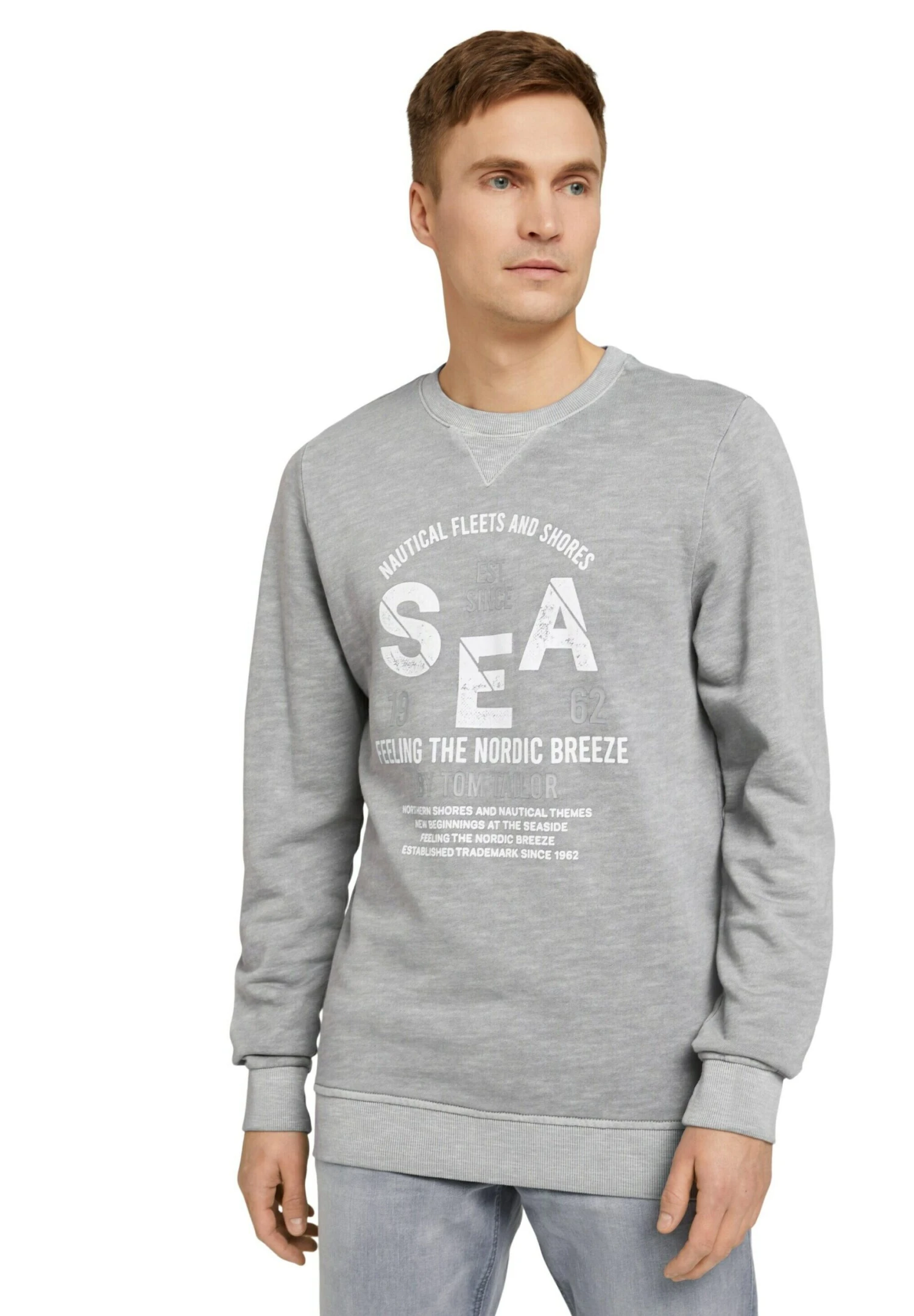 Tom Tailor Sweater - Explicit Grey 2 Tom Tailor Sweater - Explicit Grey - Afbeelding 2