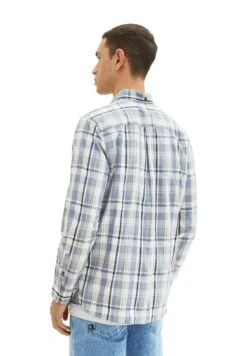 Tom Tailor Mit Karomuster - Overhemd - Mid Blue Green Check -Tom Tailor f6cb4fdf2dff4f7ab1e3b9e1b3e7179e