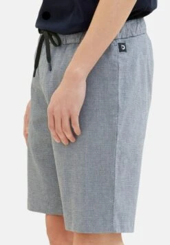 TOM TAILOR Denim Shorts - Navy White Bean Dobby -Tom Tailor f76e4d4865bb4e8391cd6562236c28dd