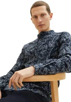Tom Tailor Mit Stehkragen - Overhemd - Navy Tonal Big Leaf Design 10 Tom Tailor Mit Stehkragen - Overhemd - Navy Tonal Big Leaf Design -Tom Tailor f7e36e377cf74d48a03a553dd1bce81f
