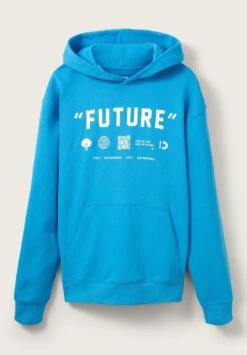 TOM TAILOR Denim Mit Textprint - Hoodie - Sublime Teal Blue 16 TOM TAILOR Denim Mit Textprint - Hoodie - Sublime Teal Blue -Tom Tailor f8015f1d7fcd4773938b9d63f89b7b1e