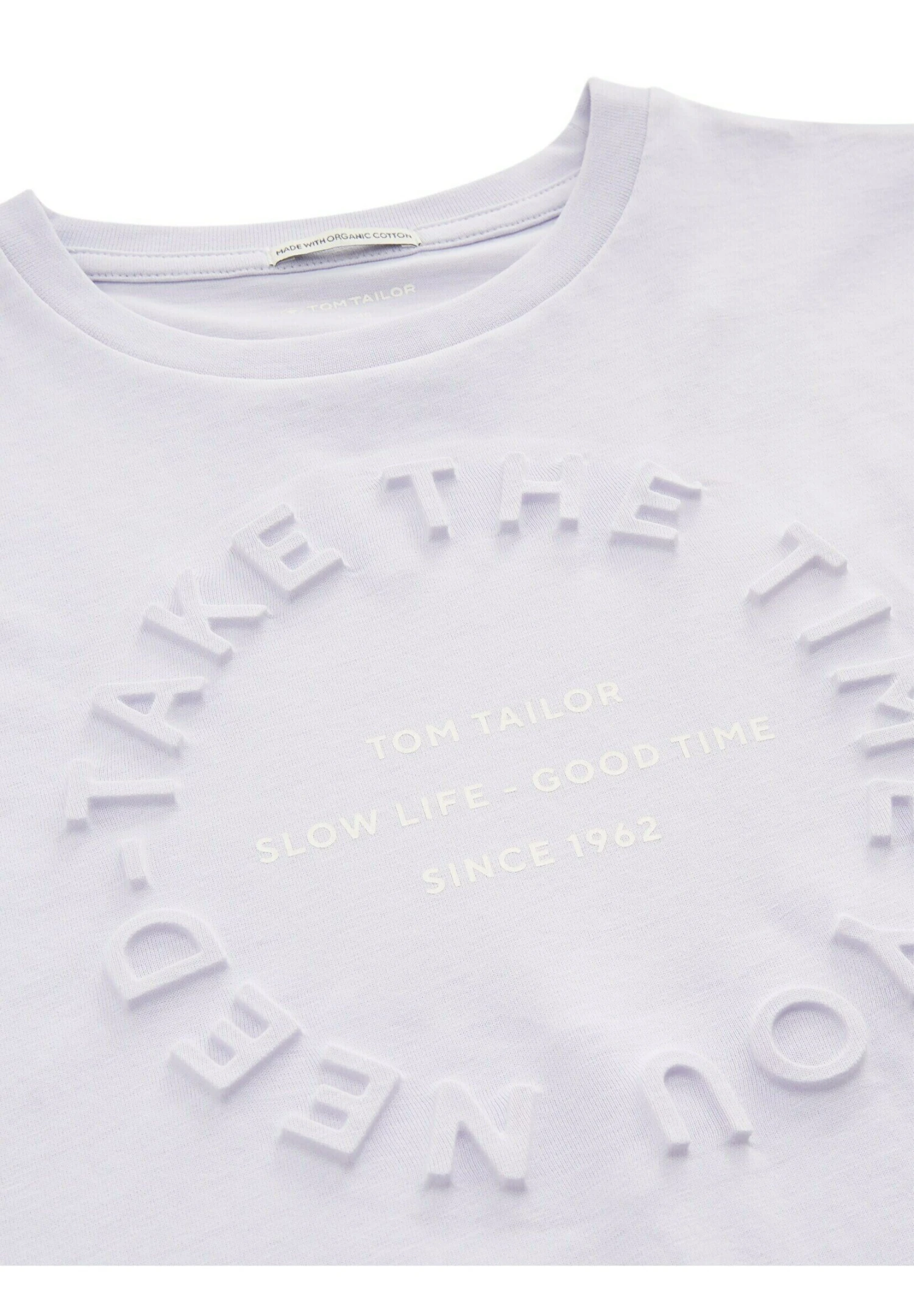 Tom Tailor Mit Text Prägung - T-Shirt Print - Light Lavender 3 Tom Tailor Mit Text Prägung - T-Shirt Print - Light Lavender - Afbeelding 3