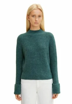 TOM TAILOR Denim Cosy Mock Neck - Trui - Green Dust Melange 28 TOM TAILOR Denim Cosy Mock Neck - Trui - Green Dust Melange -Tom Tailor f8ff30473ea744119cc6ac8242d62495