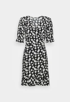 TOM TAILOR Denim Printed Wrap Dress - Jurk - Black Daisy 8 TOM TAILOR Denim Printed Wrap Dress - Jurk - Black Daisy -Tom Tailor f94cd0a793354a2c9265eca418f0e8a3