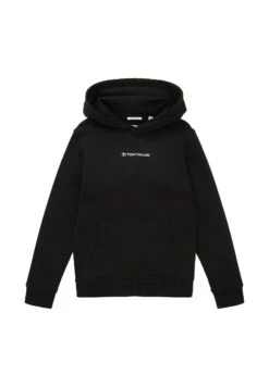 Tom Tailor Mit Logo Print - Hoodie - Black