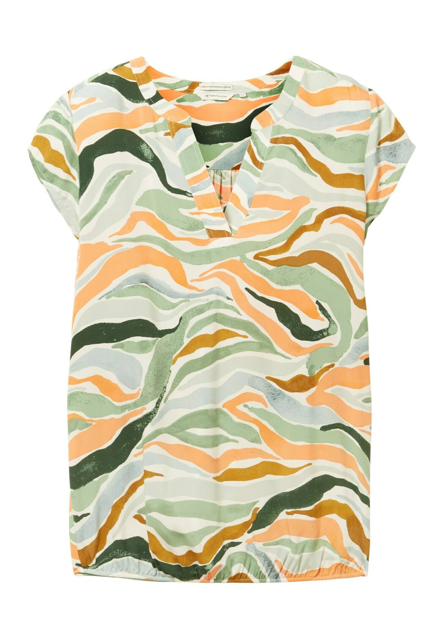 Tom Tailor Blouse - Colorful Wavy Design 5 Tom Tailor Blouse - Colorful Wavy Design - Afbeelding 5