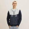 Tom Tailor Hoodie - Navy Offwhite Inject Stripe