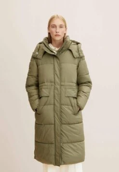 Tom Tailor Mit Abnehmbaren Ärmeln - Winterjas - Tree Moss Green