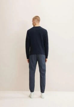 TOM TAILOR Denim Mit Seitlichen Eingrifftaschen - Trainingsbroek - Navy Melange Herringbone 9 TOM TAILOR Denim Mit Seitlichen Eingrifftaschen - Trainingsbroek - Navy Melange Herringbone -Tom Tailor faa28e4cdd414beba2c7a77d0a55be12