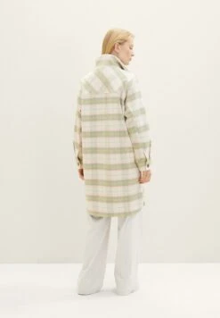 TOM TAILOR Denim Mantel - Light Grey Rose Check -Tom Tailor fabefba908a542fc818d96561836623a