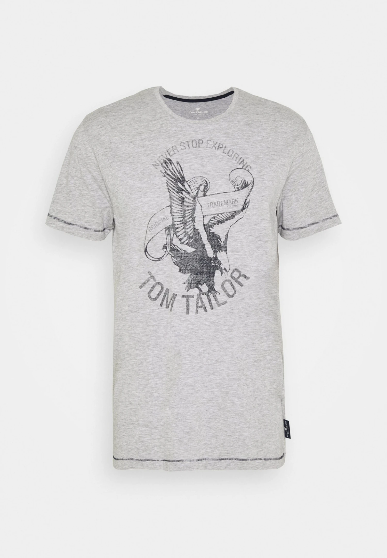 Tom Tailor Shorty - Pyjama - Grey Medium Melange 2 Tom Tailor Shorty - Pyjama - Grey Medium Melange - Afbeelding 2