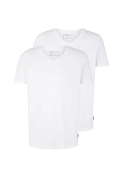 TOM TAILOR Denim Im Doppelpack  - T-Shirt Basic - White -Tom Tailor fbb7caab390c490bae7c00664973a236