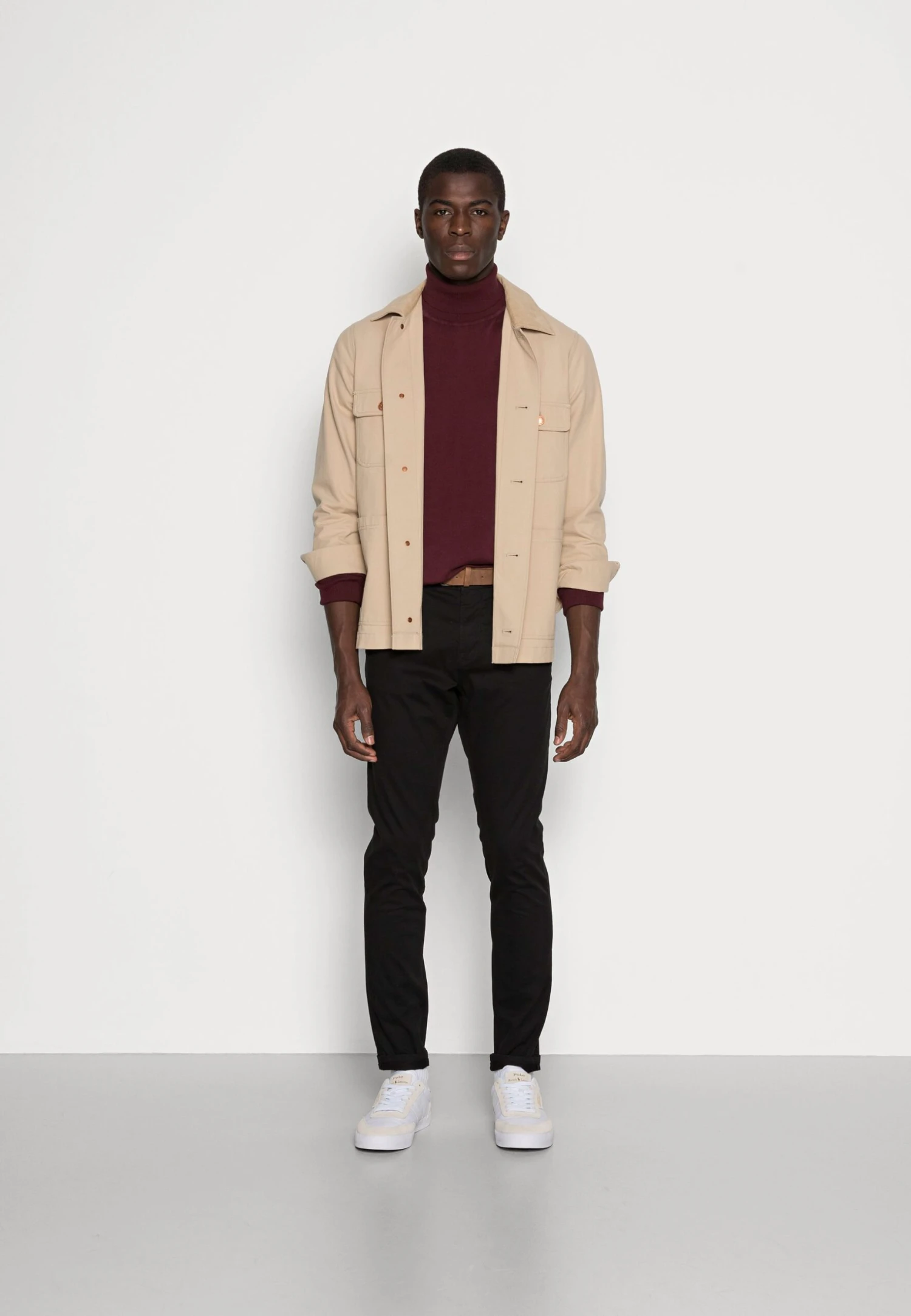 TOM TAILOR Denim With Belt - Chino - Black 2 TOM TAILOR Denim With Belt - Chino - Black - Afbeelding 2