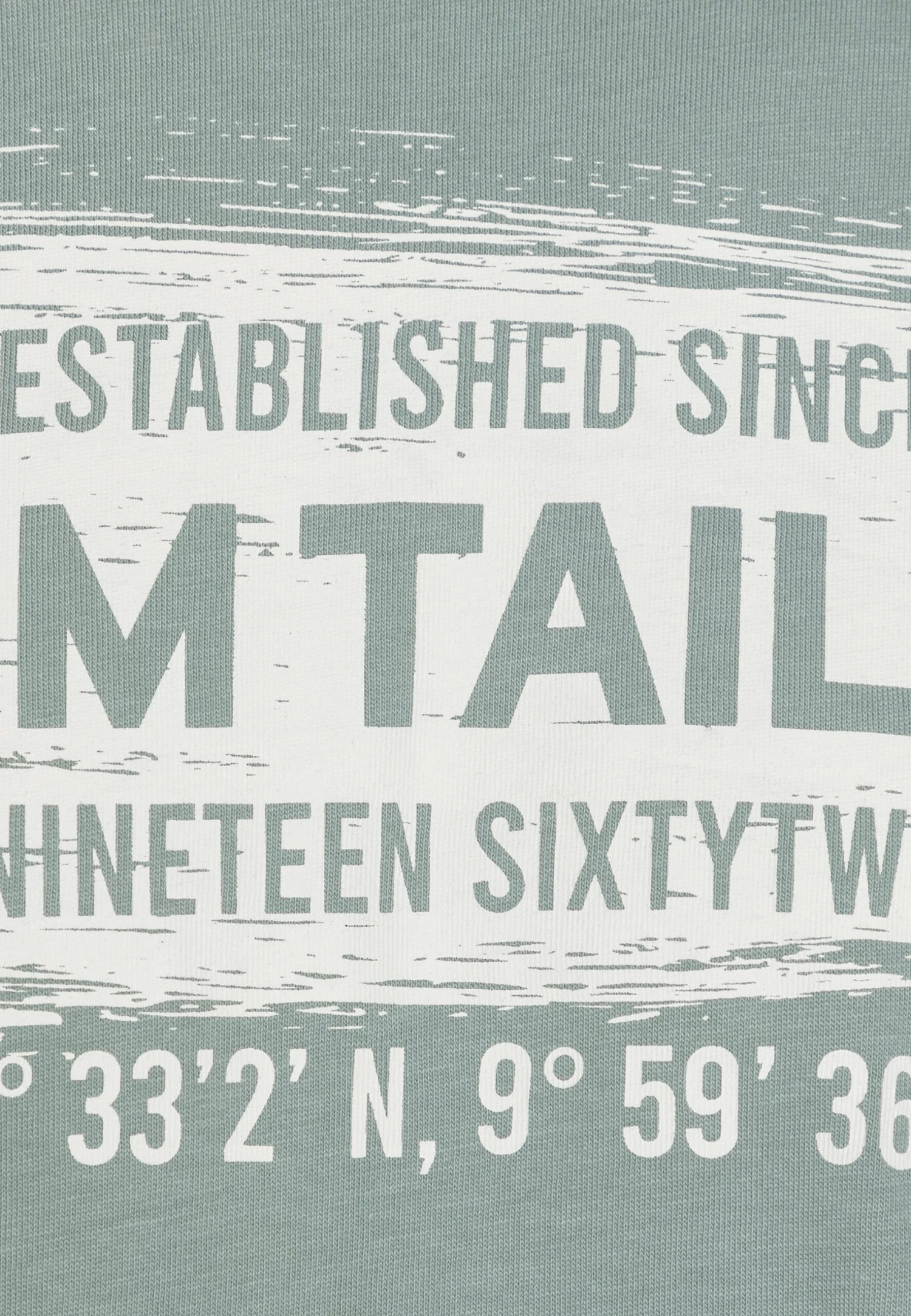 Tom Tailor Printed Logo - T-Shirt Print - Light Ice Blue 5 Tom Tailor Printed Logo - T-Shirt Print - Light Ice Blue - Afbeelding 5