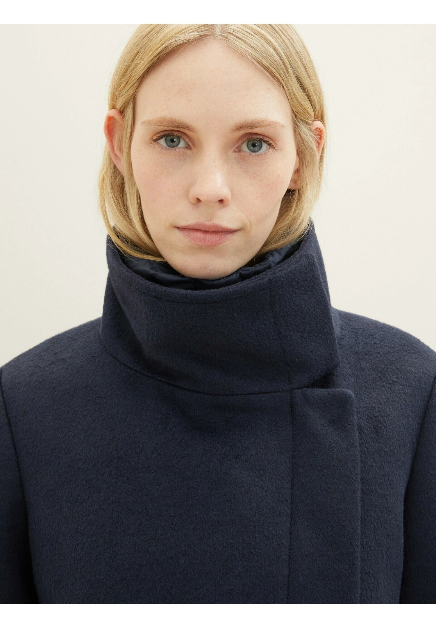 Tom Tailor Mit Stehkragen - Mantel - Sky Captain Blue 4 Tom Tailor Mit Stehkragen - Mantel - Sky Captain Blue - Afbeelding 4