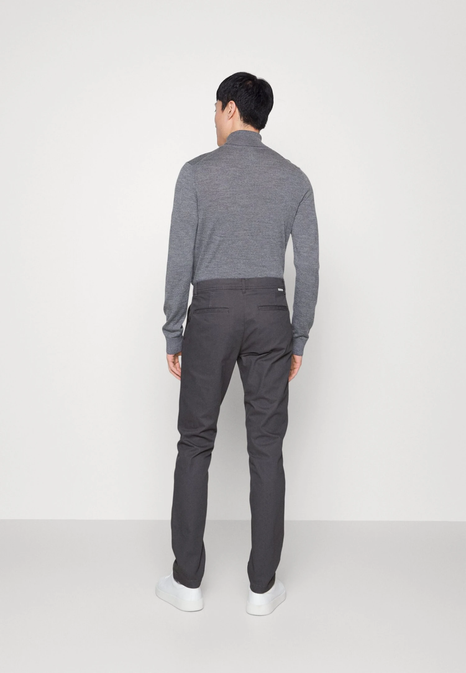 Tom Tailor Washed Slim - Chino - Tarmac Grey 3 Tom Tailor Washed Slim - Chino - Tarmac Grey - Afbeelding 3