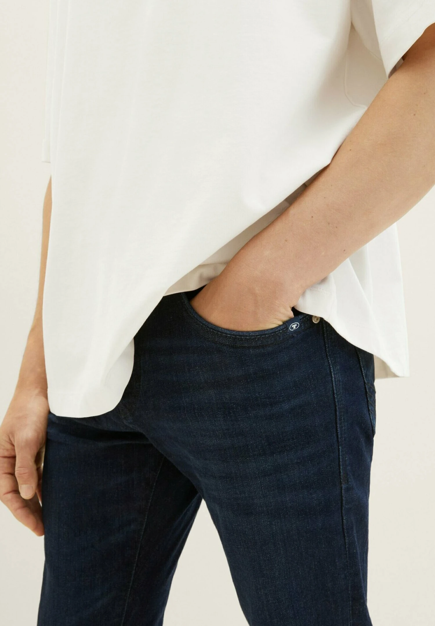 Tom Tailor Josh - Straight Leg Jeans - Rinsed Blue Denim 5 Tom Tailor Josh - Straight Leg Jeans - Rinsed Blue Denim - Afbeelding 5